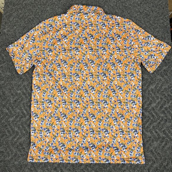 1764 Polo Shirt Men’s Large Floral Hawaiian Print Golf Performance - Picture 6 of 6